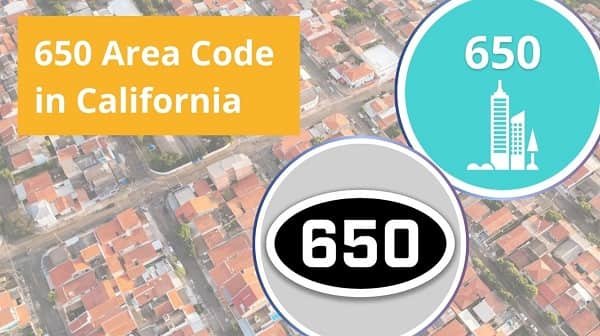 650 Area Code in California